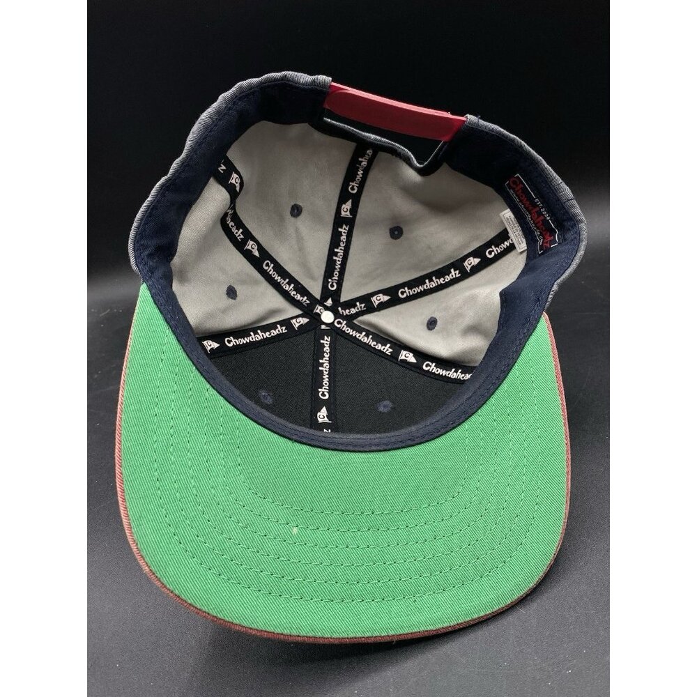 Fenway Hat Distressed Boston Red Sox Snapback Trucker Chowdaheadz - Picture 8 of 13